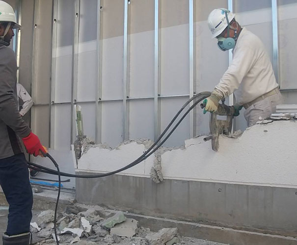 低振動・低騒音ハンクラッシャー