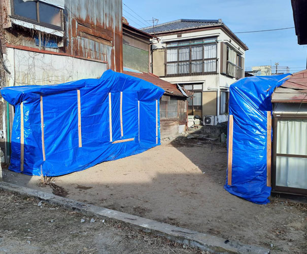 住宅切り離し解体工事